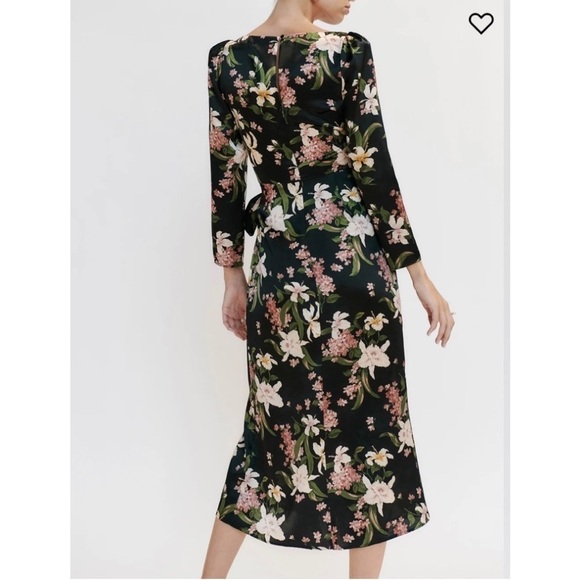 NWT Reformation Cassis Silk Dress - Picture 10 of 10